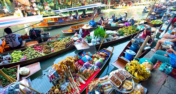 Chợ nổi Thái Lan